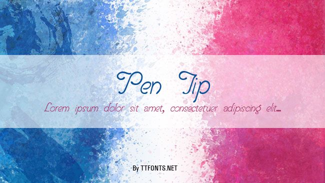 Pen Tip example